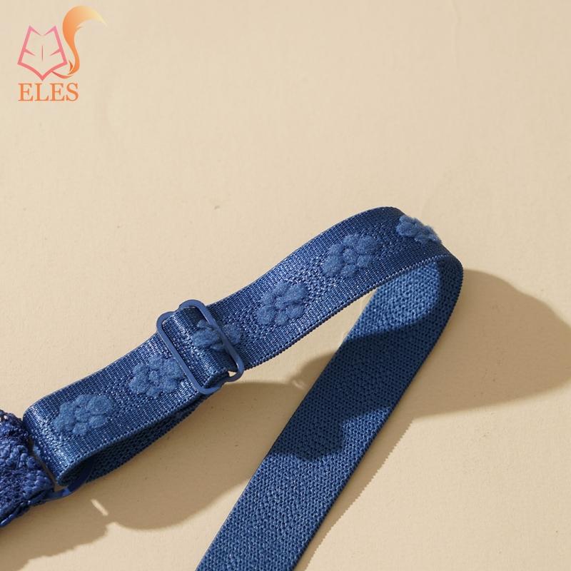 Thin Single-layer Transparent Sexy Bra Full Lace Steel Ring Unlined Bra Fresh Adjustment Plus Size Bra 34-40 Cup BC