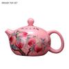 1 Set of 180ml Pink Purple Clay Teapot High-end China-Chic Style Single Tea Pot Zisha Tea Set Ball Hole Filter Tea Infuser