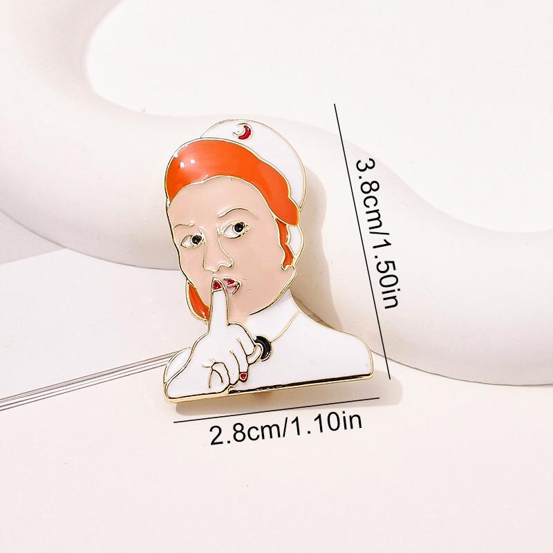 1 Stück Stoffzubehör Festivals Lehrer Krankenschwestern Polizist Geschenke für Freunde in verschiedenen Berufen Unisex