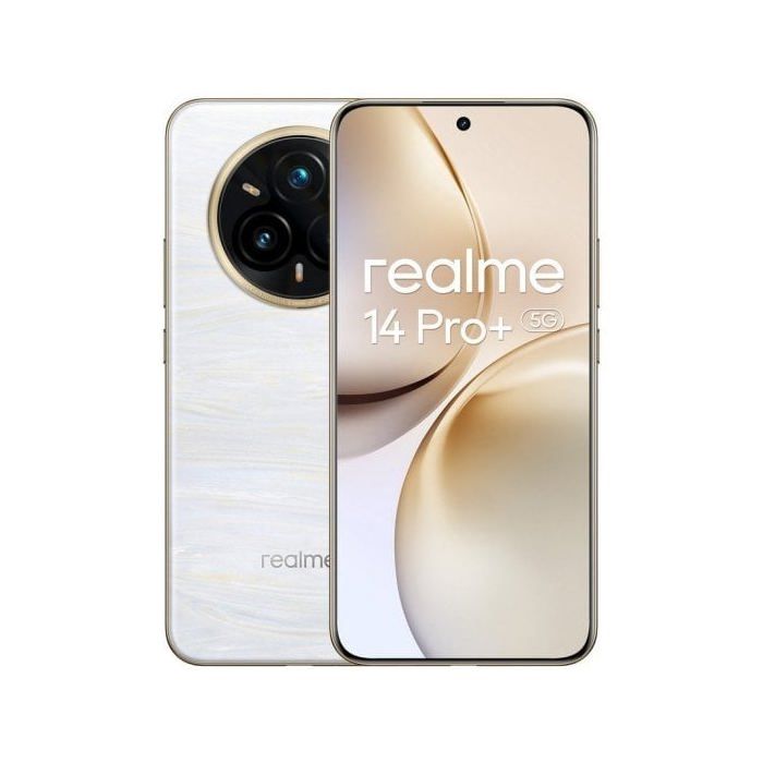 Realme 14 Pro Plus 5G 12GB/512GB Smartphone 6.83" 120Hz 80W Android 15 Blanco + Cargador 120W