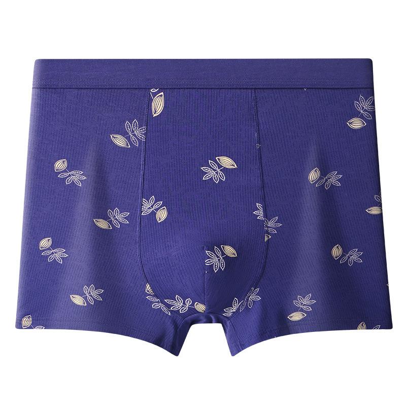 

Мужское принтованное нижнее белье больших размеров, свободное, с принтом, с плоскими углами 6XL темно-синий