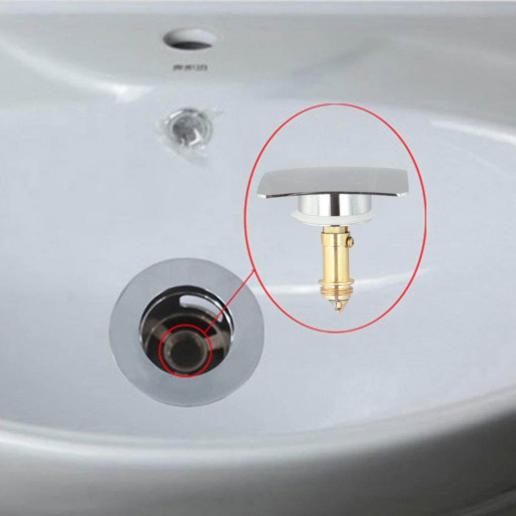 66mm Bathroom Pop-Up Cap High Efficiency Drain Cover Bathroom Accessory Long Lasting Performance Optimal Water Drainage
