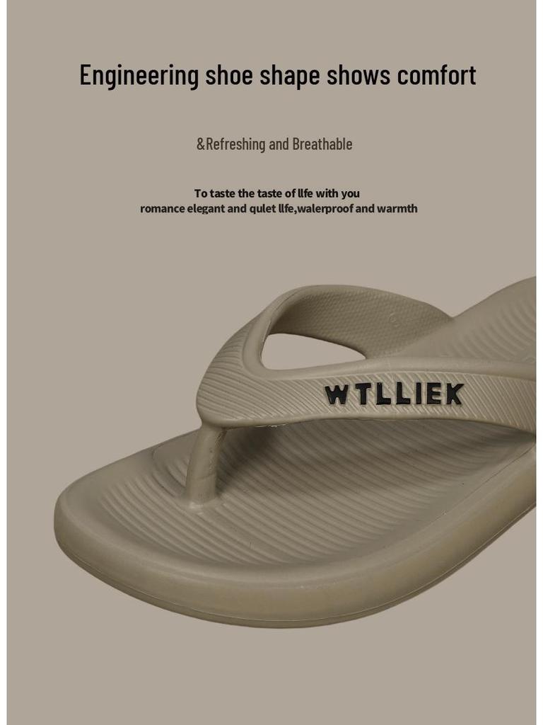 Men's Summer Outdoor Soft Sole Non-Slip EVA Beach Flip-Flops