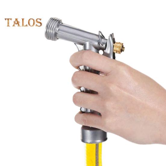 Trädgårdsslangmunstycke Justerbar spray Vattenflöde Läckagesäkert Högtryck Pistolgrepp Vattenmunstycke Spruta Trädgårdstillbehör