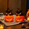 Pumpkin Lantern LED Candle Light - Halloween Decor, Creative Party Ornaments, Festive Night Atmosphere