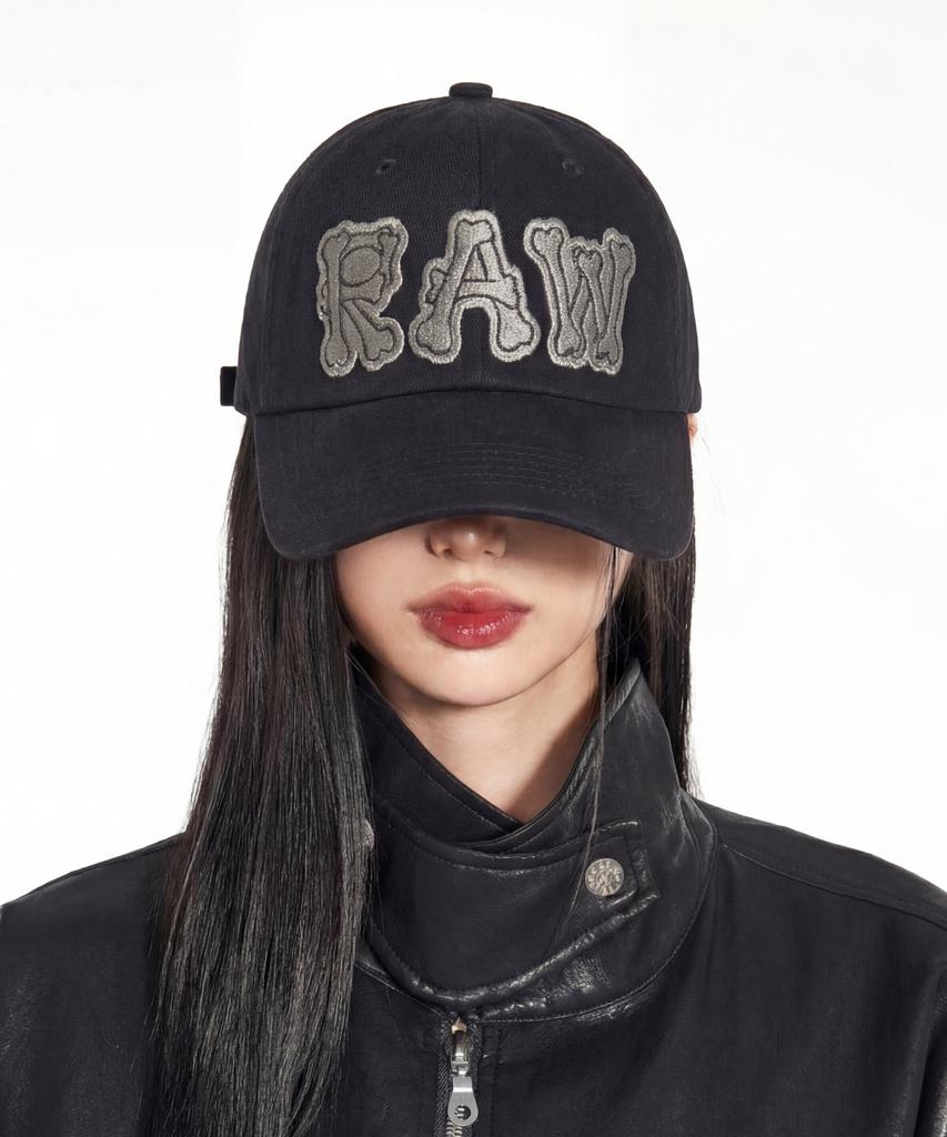 IDWS Raw Bone Maxi Cap Black