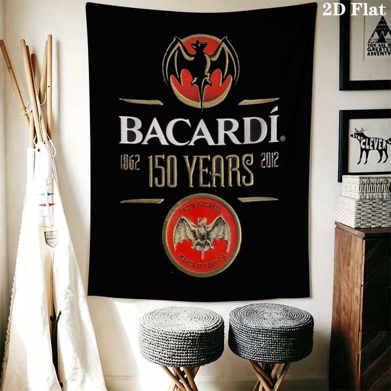Bacardi Wandkleed Esthetisch Wandkleed Bedrukt Stof Deken Decoratieve Wandkleden voor Slaapkamer Woonkamer Huisdecoratie