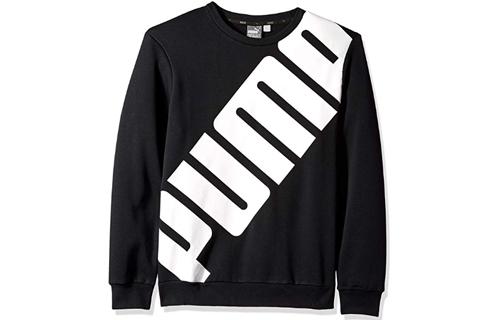 PUMA Sweatshirts Men s Crew Neck Thickened Other 855069-01 S