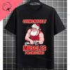 Funny Muscular Santa Christmas Gym Graphic Tshirt Casual Sports Humor Style Pure Cotton Shortsleeve Tshirt Outdoor Clothing