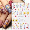 Nail Art Sticker Autumn And Winter Lace Sweater Flower Small Flower Branch Small Fresh Adhesive Nail Sticker