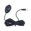 External Wired Car Microphone  Cable Paste Mount High Sensitivity Pickup Mic for Car Stereo System