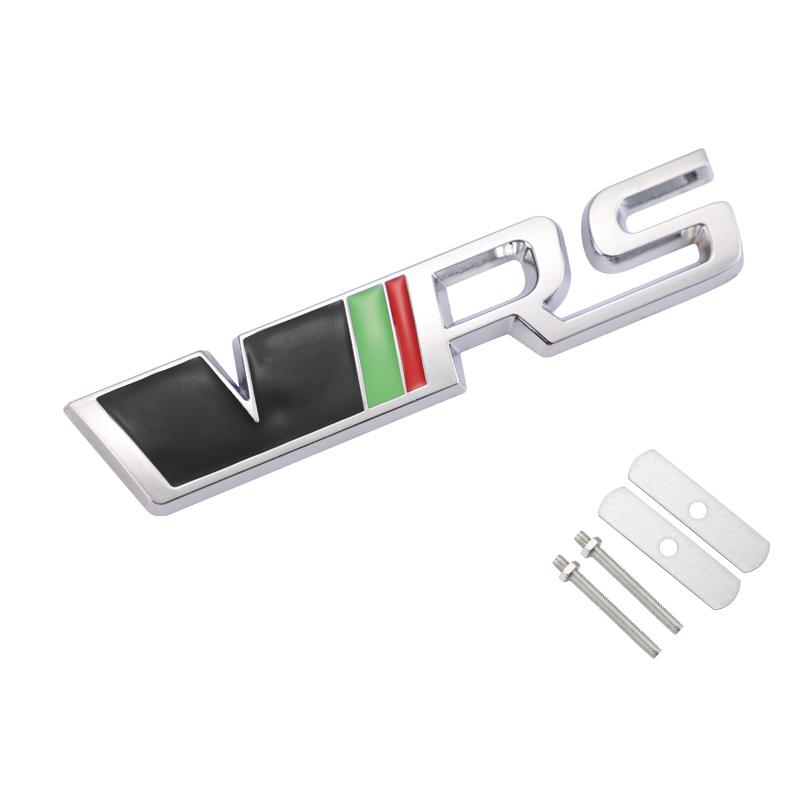 AAAJB1 1Pcs Car Badge Sticker Letters Emblem Front Grille Body Decal For Skoda Octavia Superb Rapid Kodiaq Karoq Fabia Kamiq Vision RS