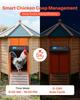 Automatic Chicken Coop Door, Battery Powered Chicken Coop Door with Timer & Manual Setting, Anti-Pinch Security, Durable Aluminum Alloy, Chick Run