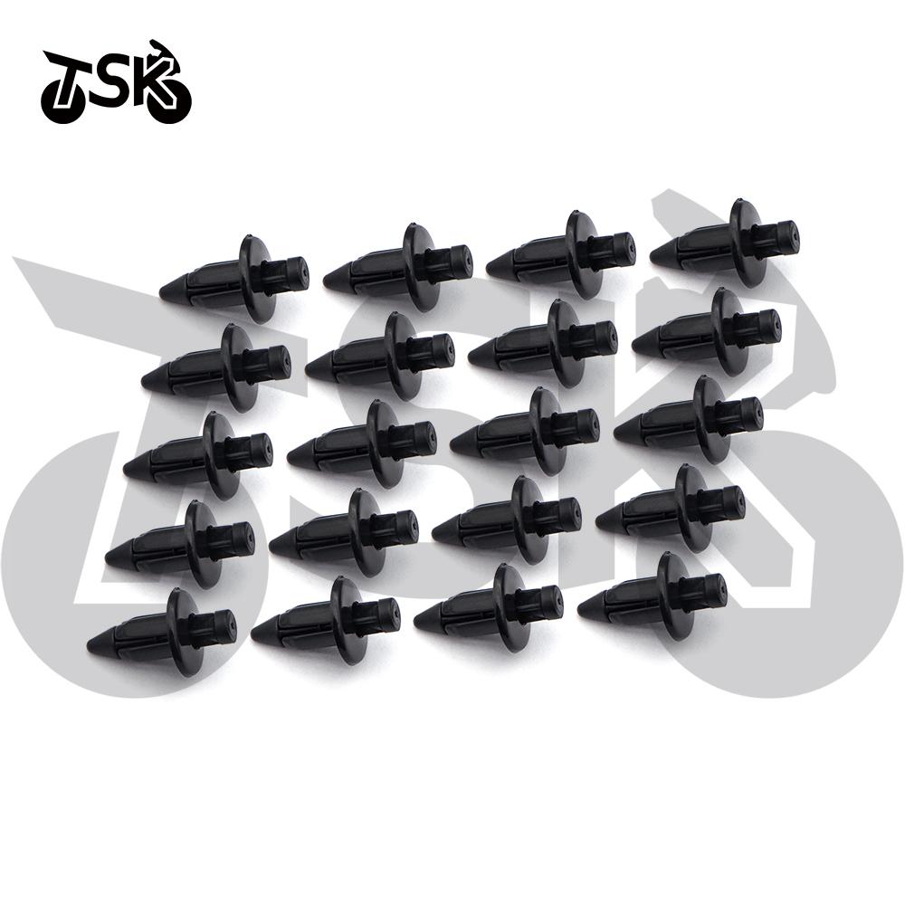 20 pcs Motorcycle 6mm Rivet Fairing Body Trim Panel Fastener Screw Clips Universal For Suzuki Kawasaki Yamaha