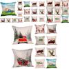 Luxurious Linen Christmas Pillow Case For Sofa And Car Beautiful Festive Design