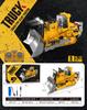 Alloy Remote Control Excavator Digger Vehicle Toy Bulldozer for Kids - Free Shipping