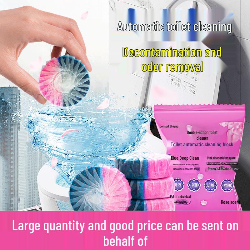Fragrant Double Action Blue Bubble Toilet Bowl Cleaner