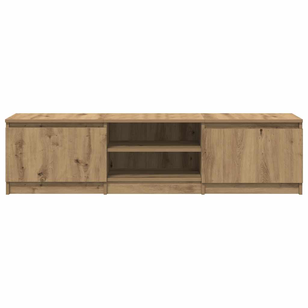 Szafka Rtv Artisan Oak 140X40X36 Cm Drewno Klejone