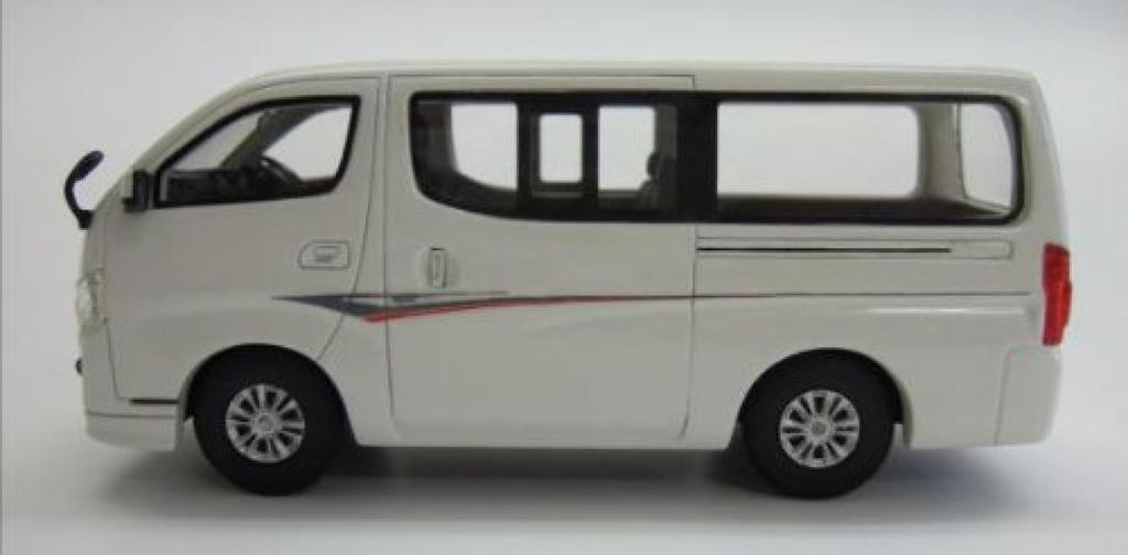 NISSAN CARAVAN Rider Brilliant White Pearl Finished Product WIT'S 1/43