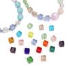 10-20Pcs Glass Crystal Transparent Three-dimensional Square Beads for Jewelry Making DIY Bracelet Necklace