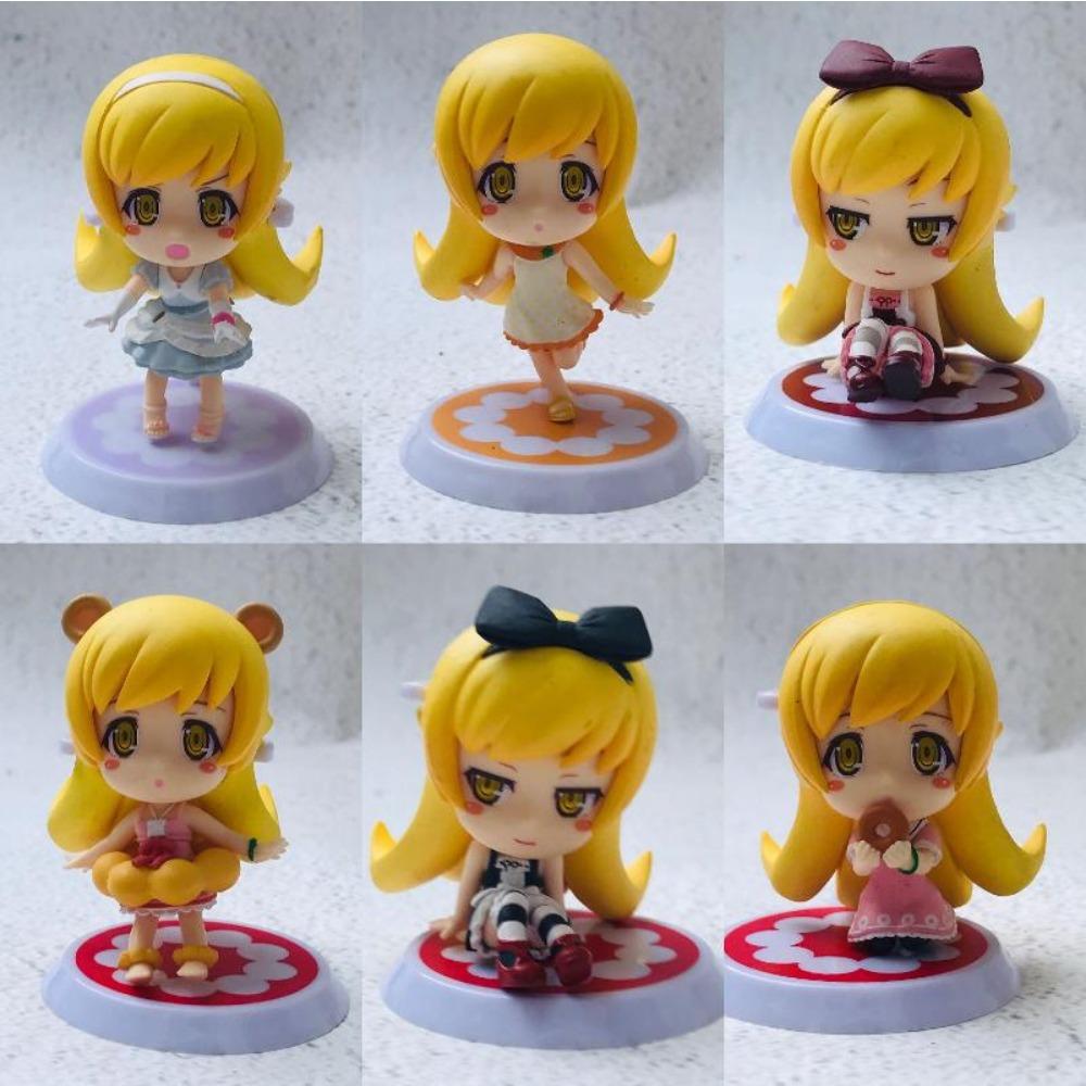 Anime Peripherals Q Version Oshino Shinobu Various Styles Action Figure Collect Desktop Ornament Model Toy