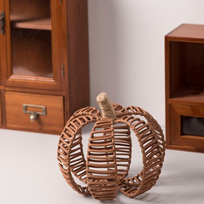 Rustics Pumpkins Rattans Imitation Decoration, Pumpkins Vine Home Access for Living Room Elegances