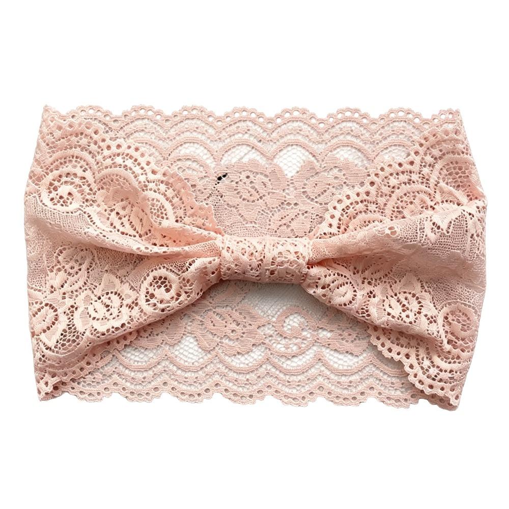 Solid Color Elastic Headband Hollow Out Wide Headbands Fashion Women's Hairband Hair Accessories
