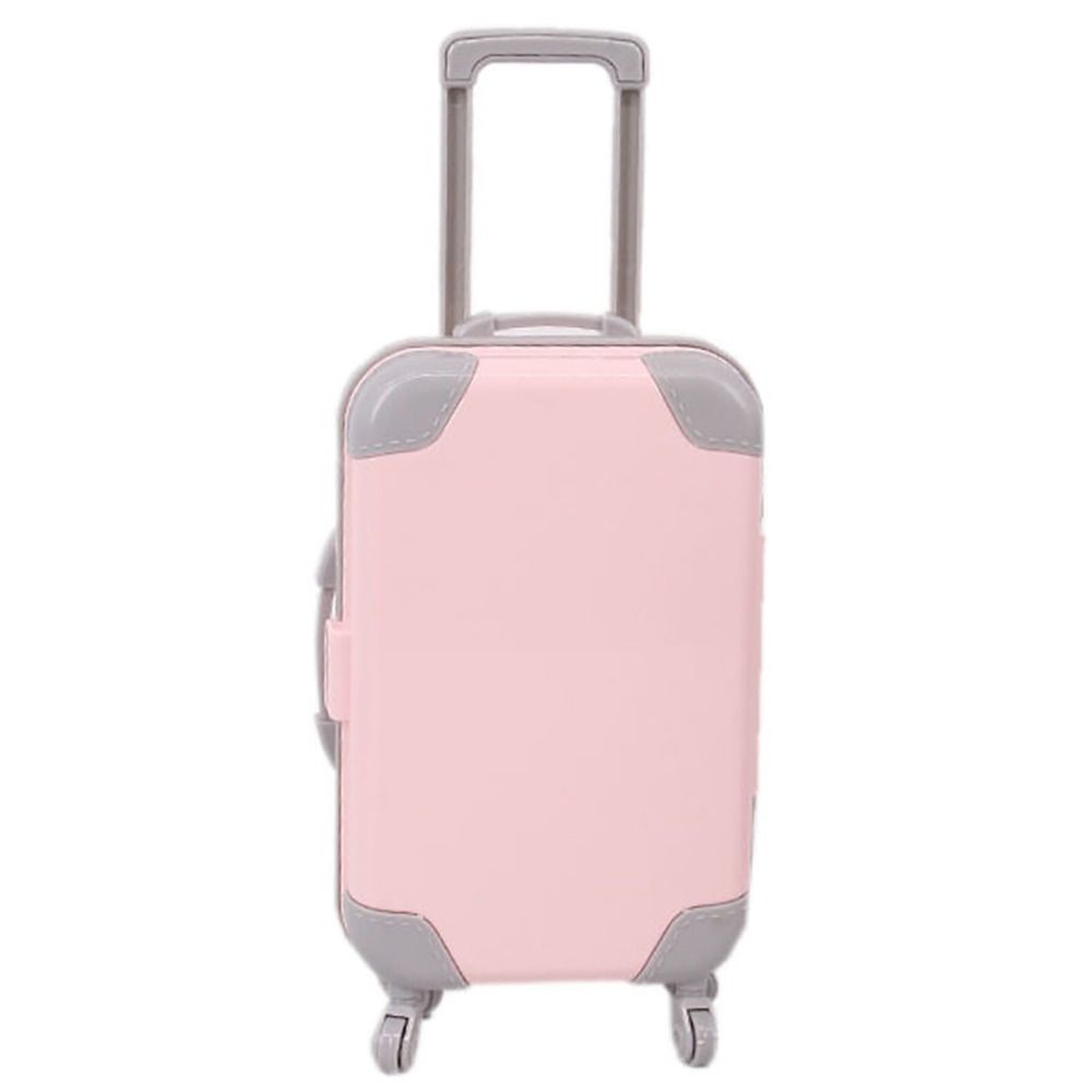 Creative Scene Model For 18Inch Miniature Luggage Doll Trolley Trunk Playing House Dolls Accesories