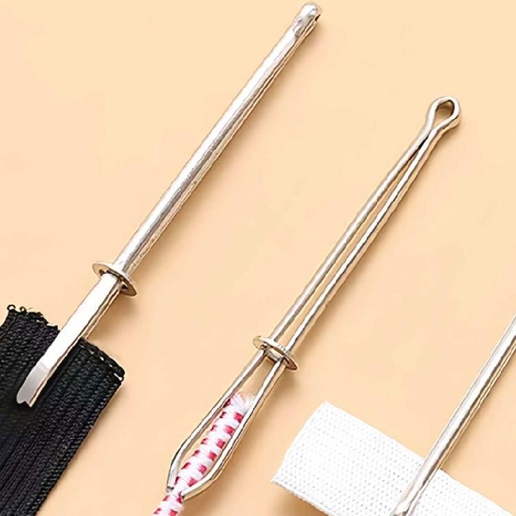 Multipurpose Metal Elastics Band Threading Tool 4Pcs Sewing Craft Accessories