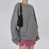 New Fashion Cool Girl Black Shoulder Bag Leather Designer Underarm Bag For Women Trendy Multi-pocket Handbag