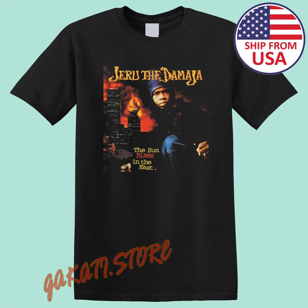 Jeru The Damaja The Sun Rises In The East Men s Black Size S-5XL 2XL