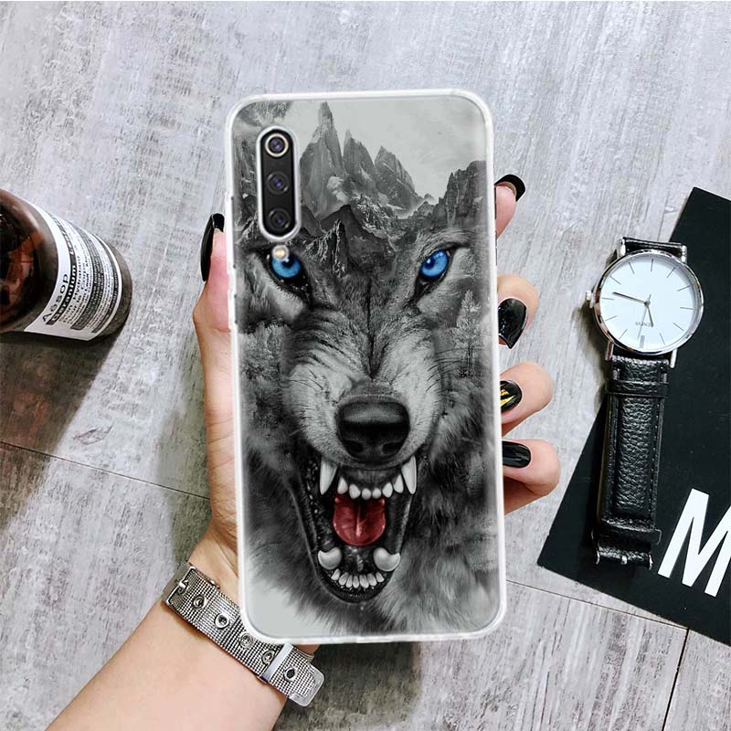 Wütendes Tier Wolf Wild Handyhülle Für Xiaomi Redmi Note 10 9 8 11 Pro 11T 11S 10S 9S 9A 9C 9T 8T 8A 7 7A 5 Kunstmuster Hülle