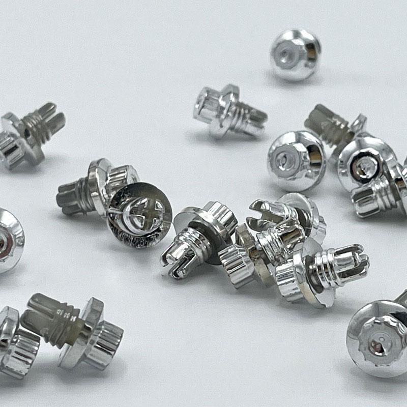 10/20 stuks Autoschroeven Wielnaaf Decoratieve Kunststof Schroeven Auto Banden Ombouw Accessoires Platkop Gepolijst Oppervlak Opschroefschroef