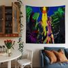 Anime DDandadanS Tapestry Art Printing Japanese Wall Tapestry Anime Wall Hanging Home Decor