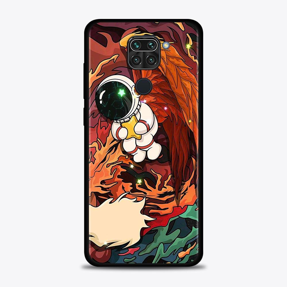 Nette Cartoon Astronaut Fall Für Xiaomi Redmi Hinweis 11 9 8 10 Pro 9s 8t 7 10pro Max coque Für Redmi 11 9 9c 9a 8 8a 7 7a Abdeckung