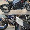 Silenziatore di Scarico Universale per Moto 51mm K10 per RC 125 250 390 per R6 R3 Ninja Z 400 250 Z900 ZX6R