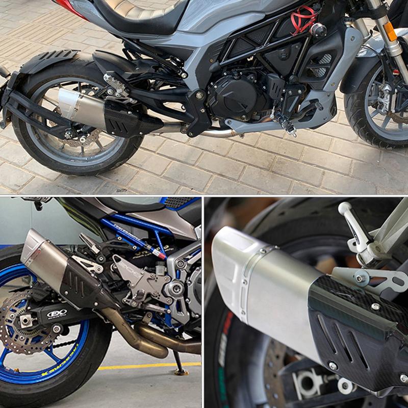 Silenziatore di Scarico Universale per Moto 51mm K10 per RC 125 250 390 per R6 R3 Ninja Z 400 250 Z900 ZX6R