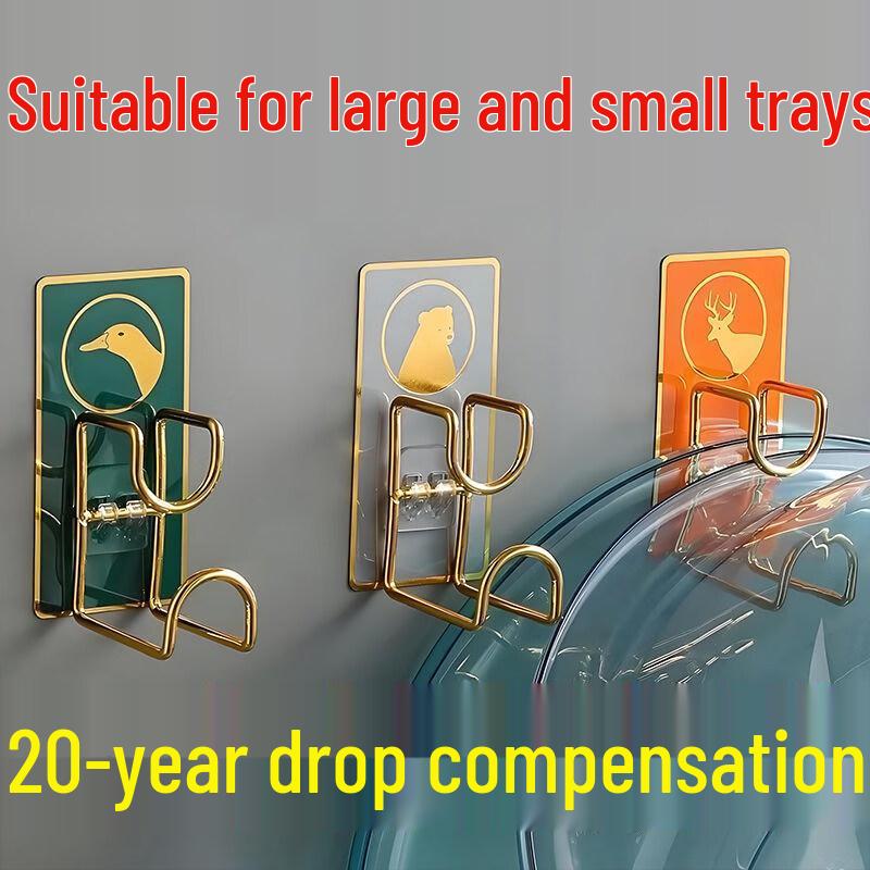 Stainless Steel No-Drill Bathroom Basin Storage Shelf