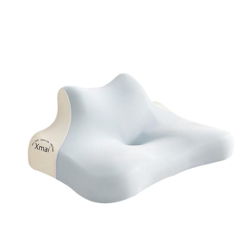 Ergonomic Memory Foam Pillow Prone Sleeping Neck Support Phone Use Breathable Soft Single Person