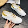 Summer Light Canvas Shoes for Women Casual Flat Slip On Woman Footwear New In Offers Fashion Trends 2025 Cheap Vulcanized Shoe