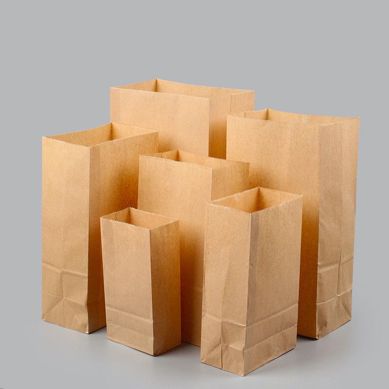 block bottom kraft bolsas