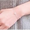 eManco Simple Initial Stainless Steel Bracelets for Women Heart Charm Bracelet Friendship Bracelet Jewellery