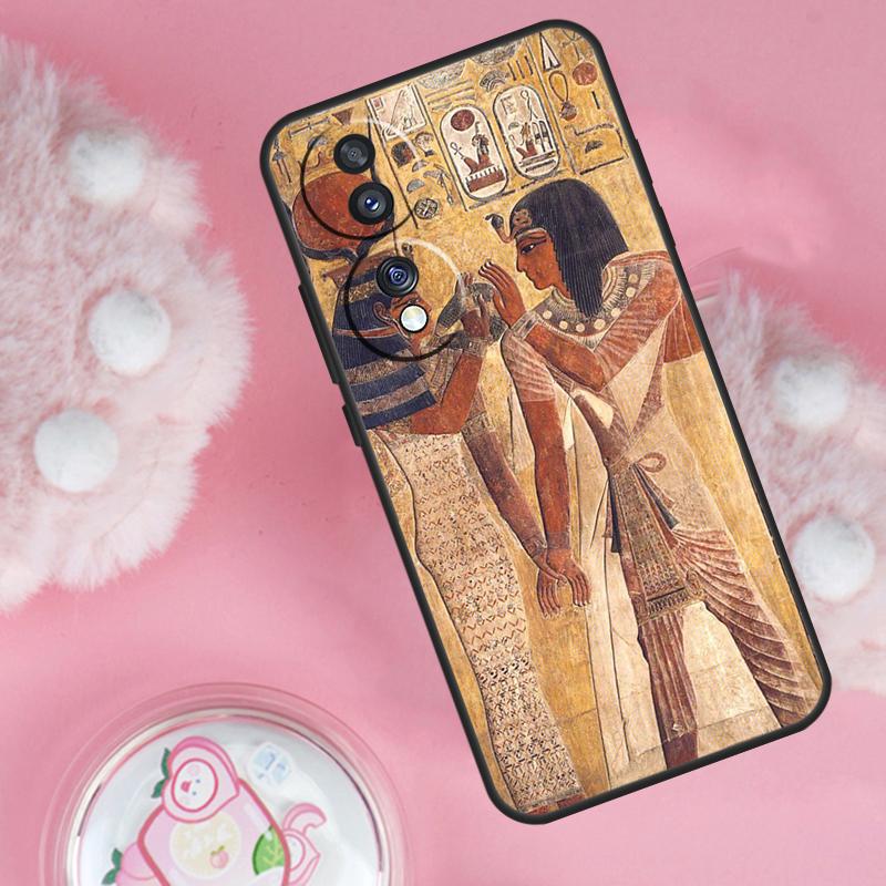 

Egypt Pharaoh Mural Case For Honor Magic 7 Lite 5 6 Pro Honor 200 50 70 90 Lite X9b X9a X8b X8a X8 X9 X9c Cover Honor 200