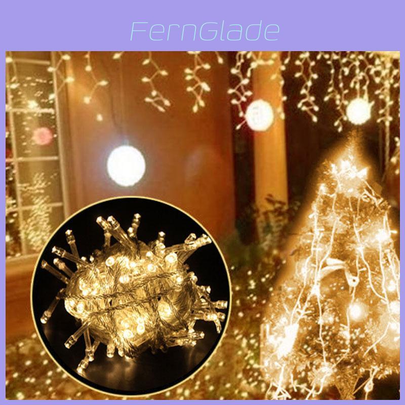 Bezaubernde 10m 100 LEDs Weihnachts-Lichterkette für magische Außendekoration