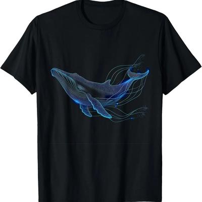 Blue Whale Humpback Whale Lover T-Shirt