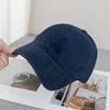 Korean Version Snow Velvet Embroidered Baseball Cap Women Spring Summer Big Head Circumference Fashion Casual Soft Top Duckbill Cap