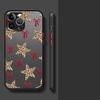 Leopard Love Star Case for iPhone 17 Pro Max 12 11 Air 14 16 Plus 15 XS XR 7 8 SE 13 Mini Funda Back Phone Cover
