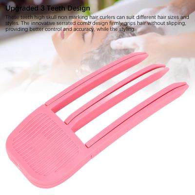 Wind Shaping Styling Comb 3 Teeth High Skull Styling Hair Clips No Trace Hair Root Lifting Clips for Fluffy Bangs