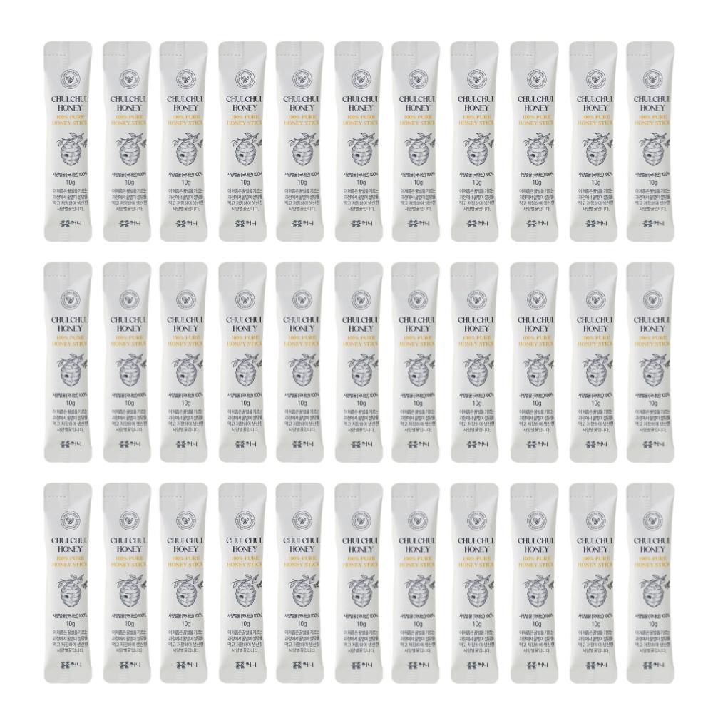 Chulchul Honey Korean Sugar Honey Sticks 100 pcs 10g