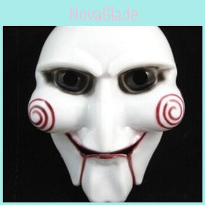 Multi-function Saw Puppet Mask Featuring Scary Horror Design For Unisex Cosplay